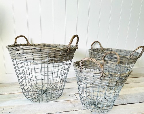 Storage basket wire - basket, wicker