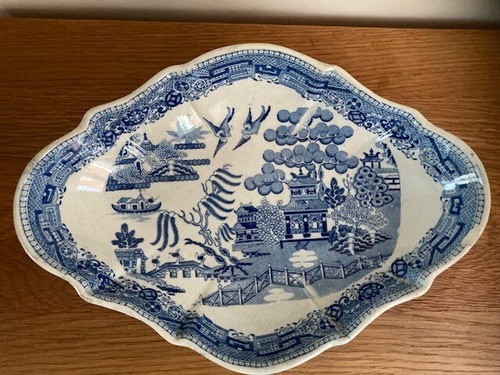 Blue and white willow - blue,