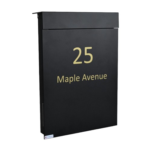Wall mounted letterbox - wall,