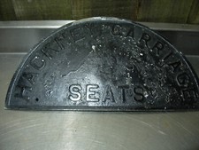 Hackney carriage seats metal - hackney,