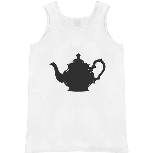 Teapot silhouette adult vest - 'teapot,