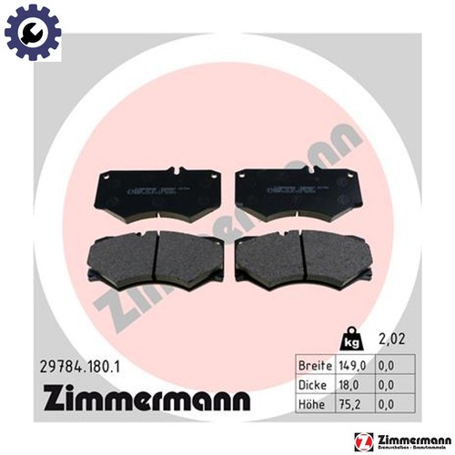 Brake pad set disc - brake,
