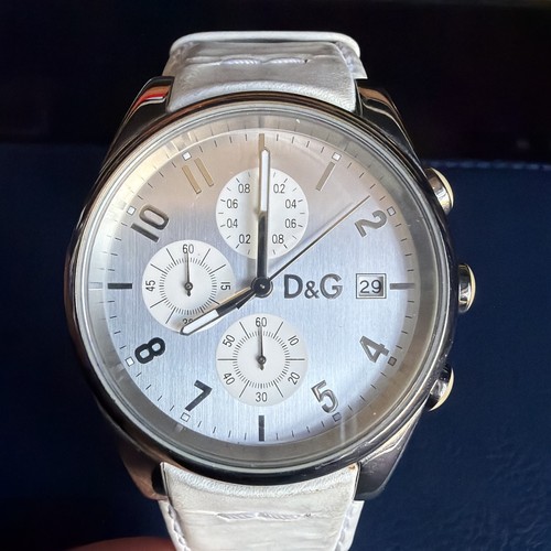 Quartz watch white leather - quartz,