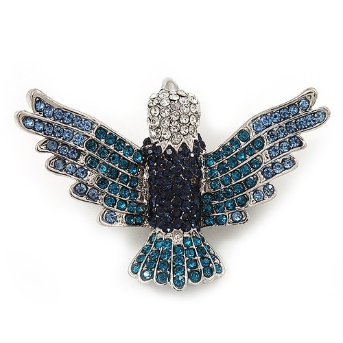 Blue swarovski crystal flying - swarovski,