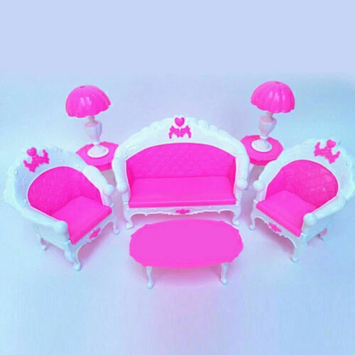 6pcs barbie dollhouse - 6pcs,