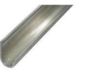 Aluminium gutter section - aluminium, j