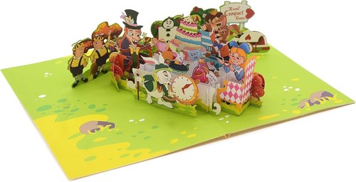 Alice wonderland pop - in, 3d