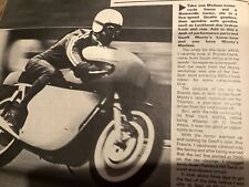 TRIUMPH BONNEVILLE METISSE GEOFF MONTY PERIOD 1969 MOTORCYCLE RACING ARTICLE