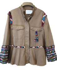 ZARA  woman Jacket Brown with