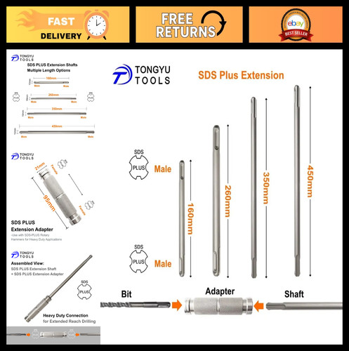 Sds plus extension shaft - sds, &