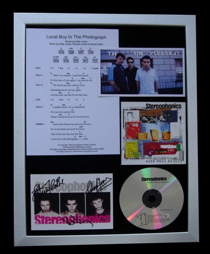STEREOPHONICS+SIGNED+FRAMED+LO