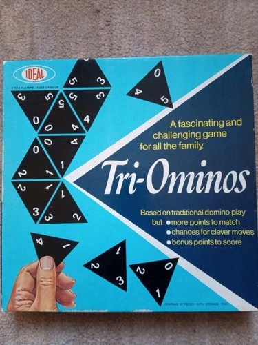 Tri ominos vintage dominoes - tri-ominos,