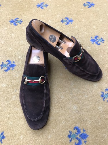 Gucci loafers suede shoes - gucci,