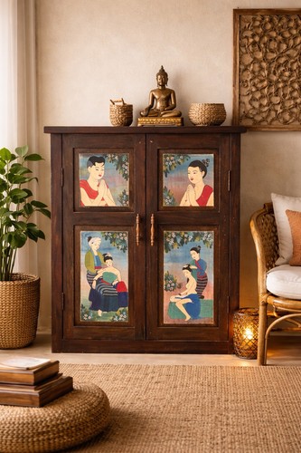 Oriental hand painted thai - oriental, hand-painted