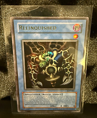 Relinquished sdp 001 - relinquished, sdp-001