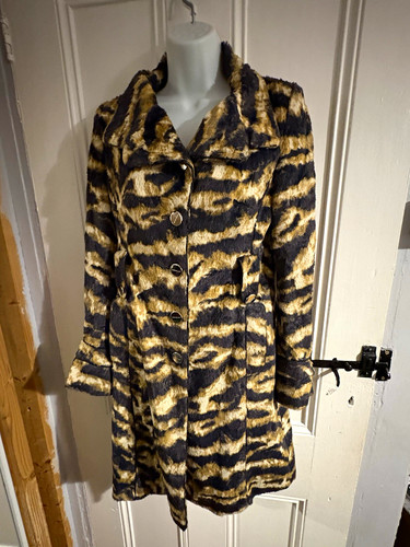 Karen millen animal print faux - karen,