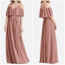 NWT Jenny Packham Ruffled Cold