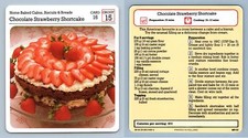 Chocolate Strawberry Shortcake #16 - Cakes - My Favourite Recipes Cardmark Card