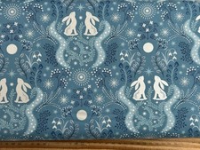 Lewis & Irene A Winters Moon Metallic Cotton Fabric by 1/4 M* Or Bunting Panel