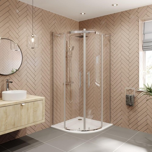 900 900mm quadrant shower - 900mm,