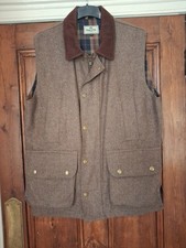 Hoggs Of Fife Tweed Gilet Size Large 