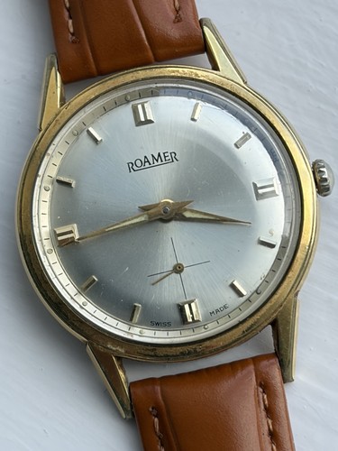 Roamer vintage gold tone - roamer, gold-tone