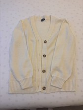 Boohoo Women’s Cream Cardigan Size S Small Ladies Long Sleeve