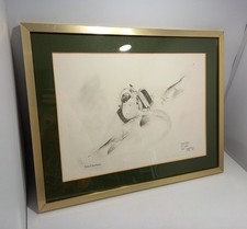 Robert Barbour Art Piece/Drawing/Print of RAF Leuchars Phantom 111 SQDN 1984