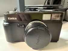 Konica Hexar AF 35mm Camera Black with HX-14 flash             