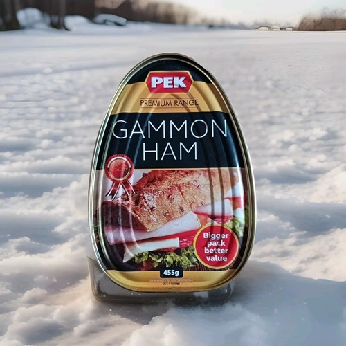 Tins pek gammon - pek, ham