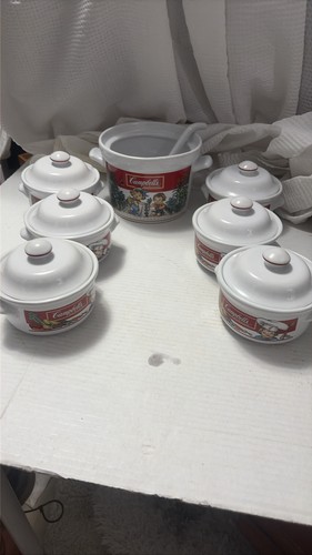 Campbell soup tureen set - soup,