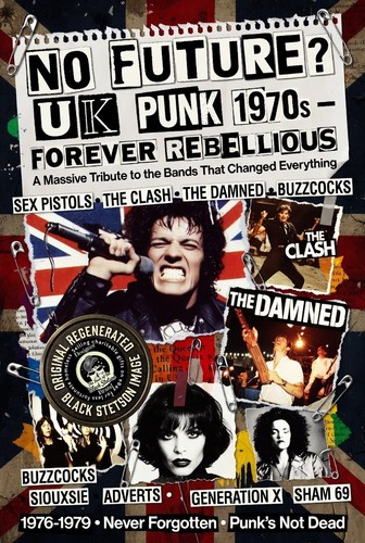 70s punk rock white framed - 70s, a4