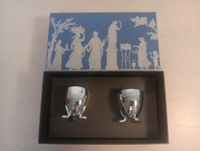 Boxed Pair Of Wedgwood Silver