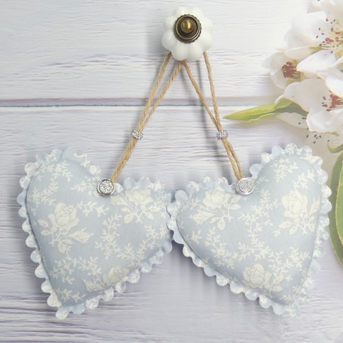 Blue rose handmade fabric - rose,
