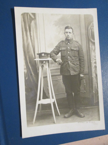 Military postcard man - military,