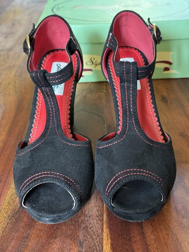 1940s style bar peep toe - 1940s, t-bar,