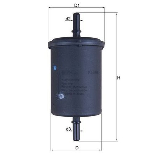 Fuel filter kl248 mahle - filter,