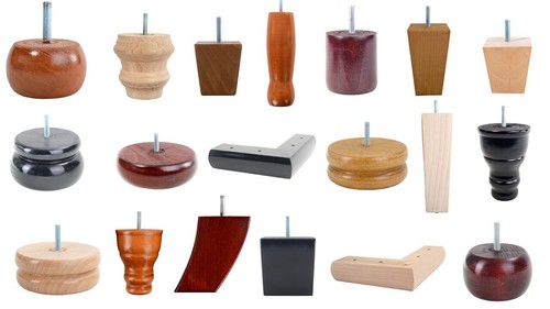Wooden sofa legs - 4, x