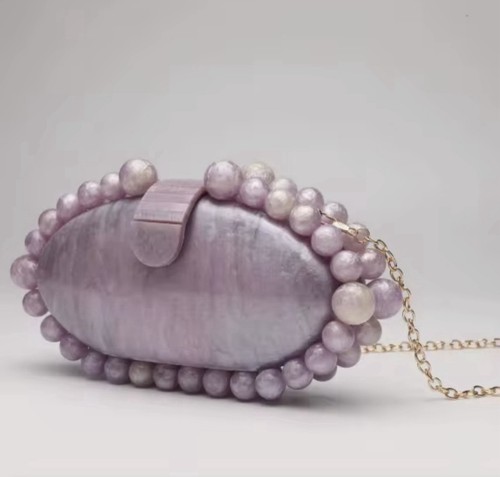 Women purple pearl acrylic - pearl,
