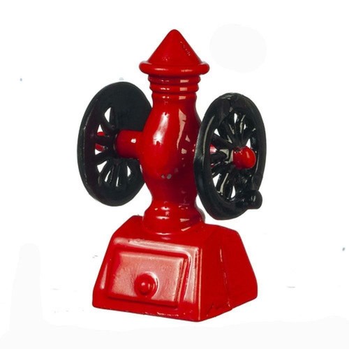 Dolls house red - red, old