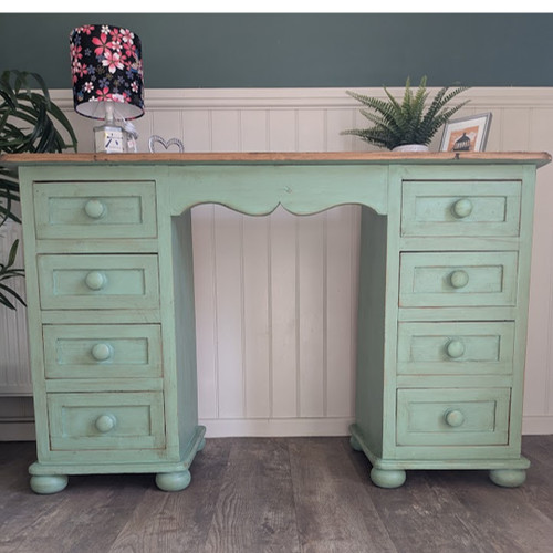 Solid pine dressing table - pine,