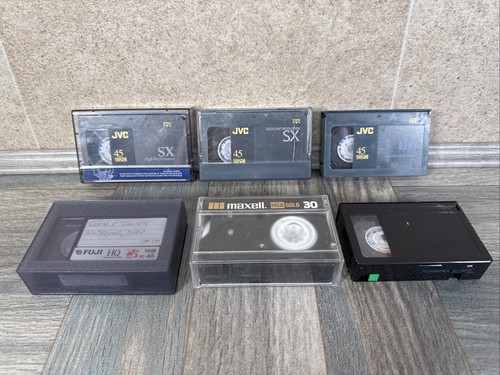 Used vhs recordable - 6, vhs-c