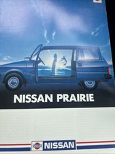 Nissan Prairie Car Sales Brochure 12 Pages Collectable From Switzerland
