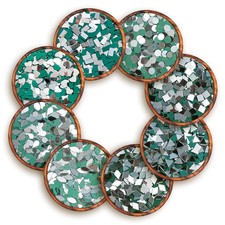 Mirrors Shapes for Crafts| Perfect for Lippan Fabric Mandala Art Jewelry Making