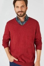 V Neck Men’s Jumper Dusky