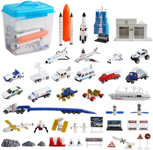 Space play set with rockets - space,