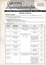 Service manual for Grundig Party Boy Transistor 200