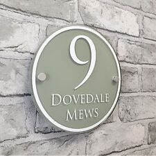 Traditional House Number Sign