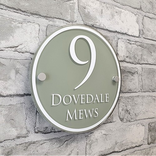 Traditional house number sign - traditional,