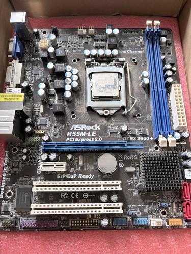 Asrock h55m motherboard - h55m-le, lga